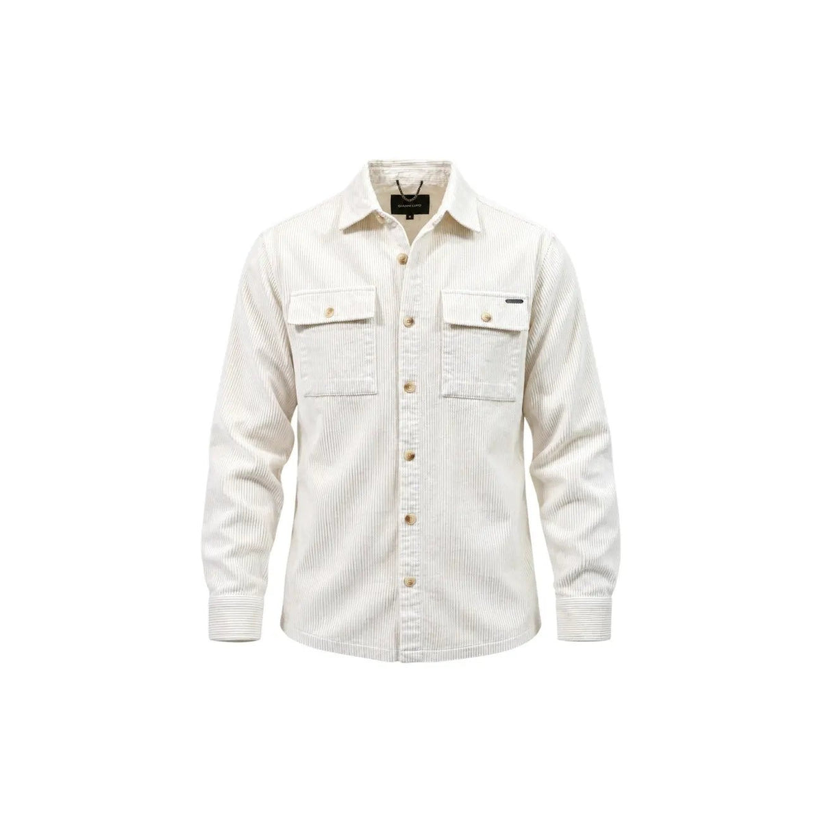 Gianni Lupo Men's White Overshirt