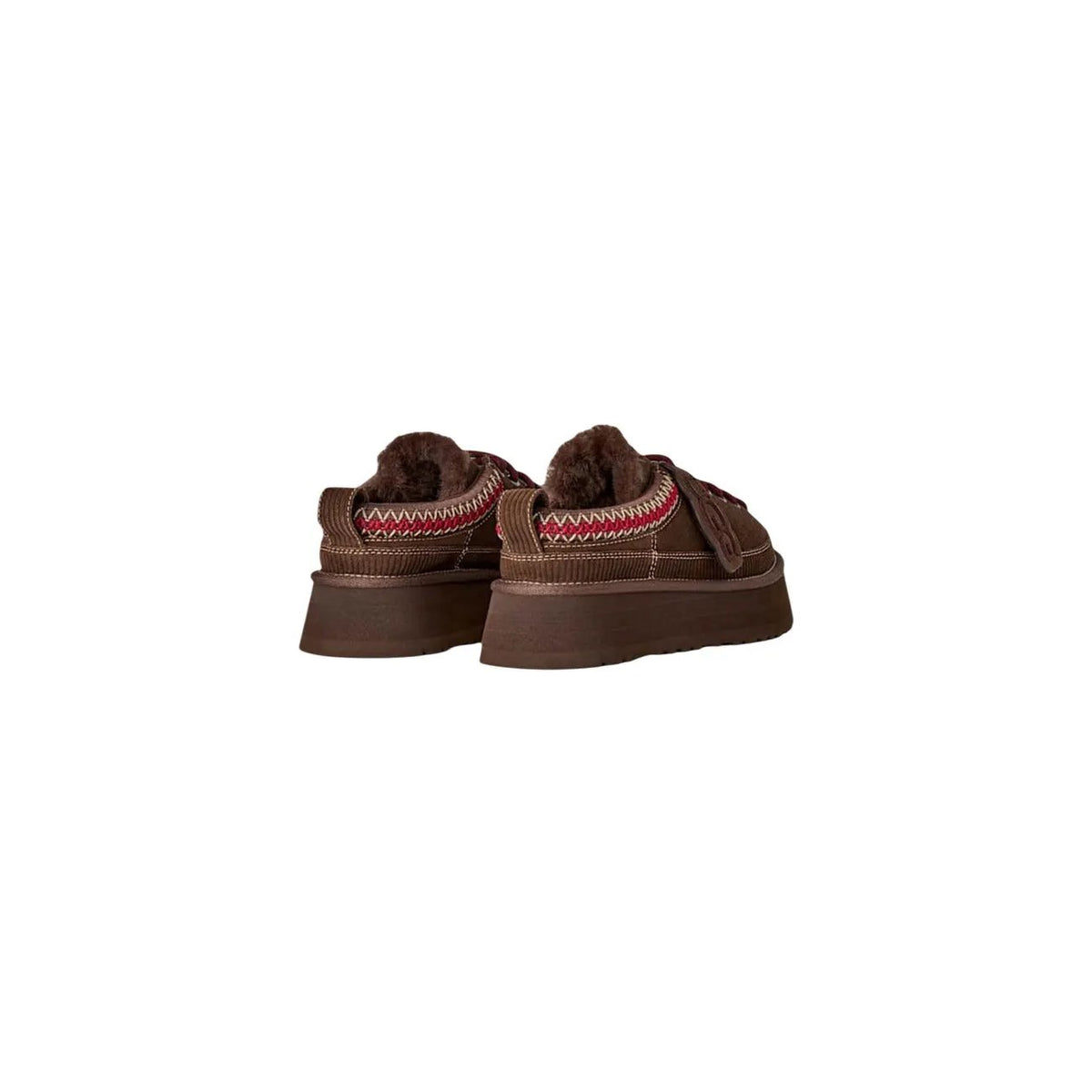 UGG Women's Heritage Brown Lace Up Slippers