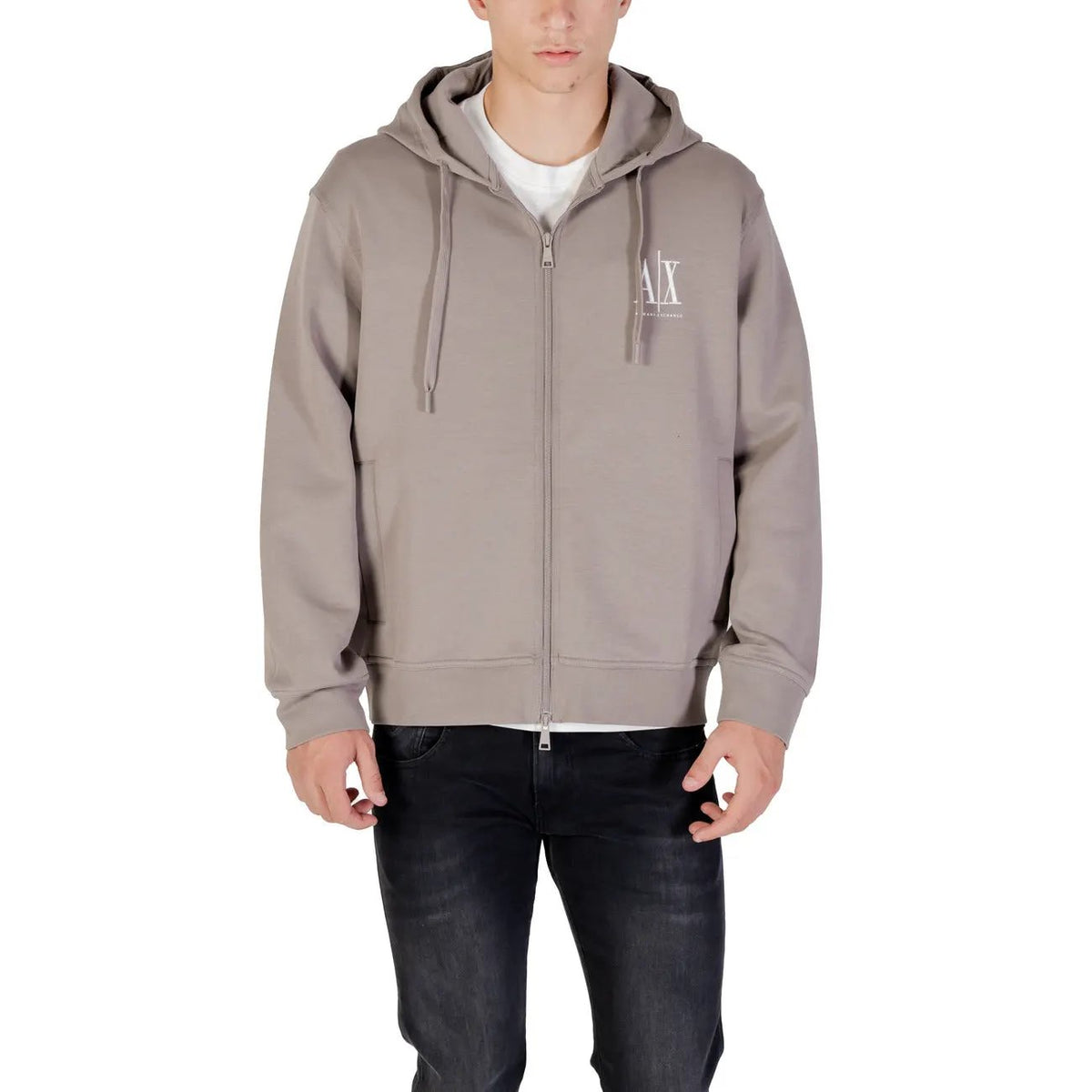 Armani Exchange Men's Grey Hoodie