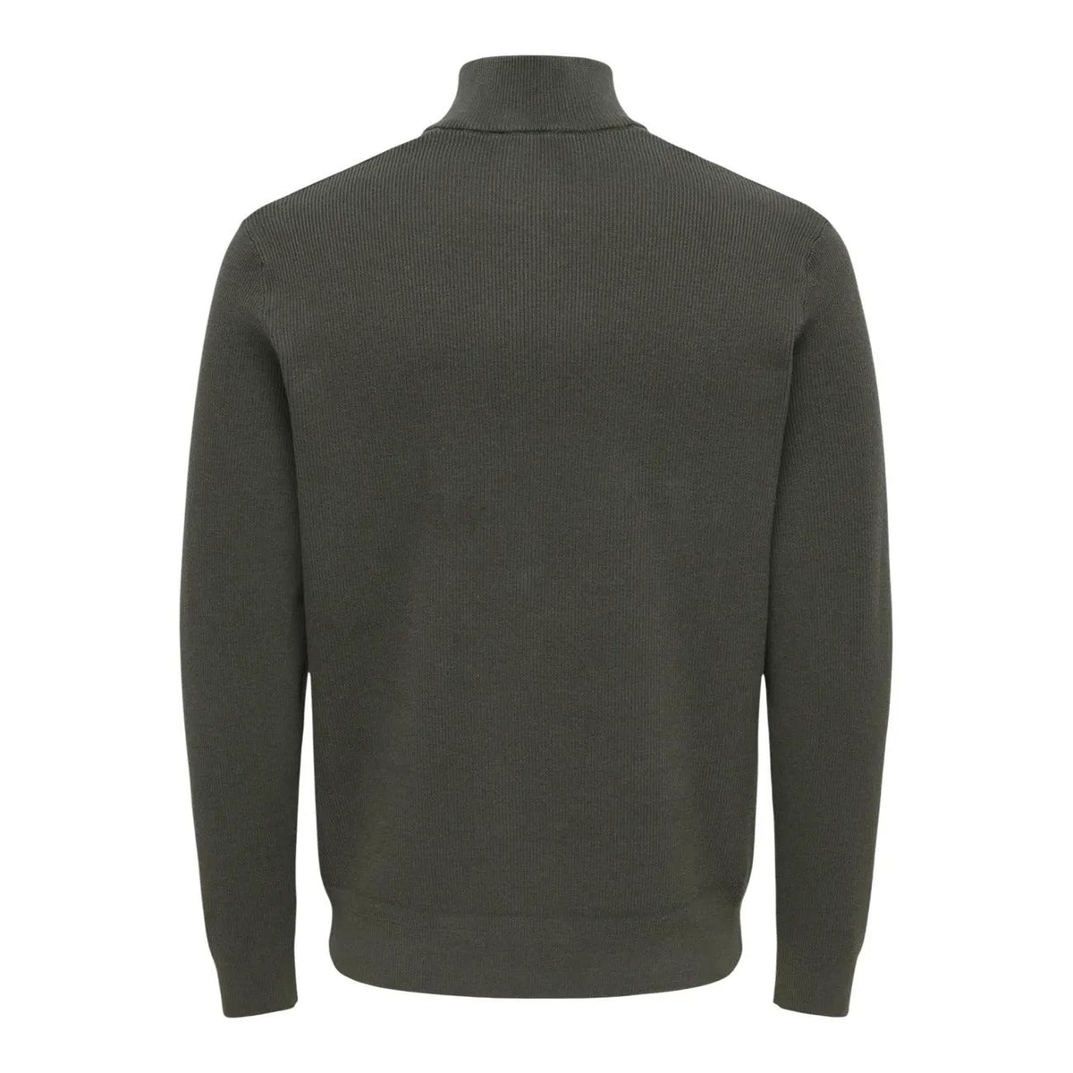 Only & Sons Men's Phil Green Half Zip Sweater