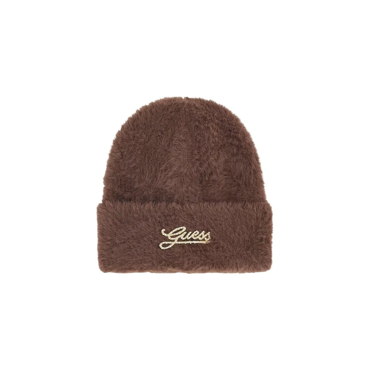 Guess Women's Beige Beanie for Fall and Winter