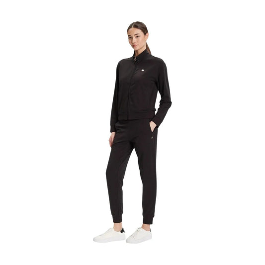 EA7 Women's Black Cotton Jumpsuit
