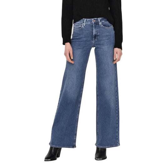 Only Women Premium Stretch Blue Denim Jeans Everyday Comfort Fit by Only