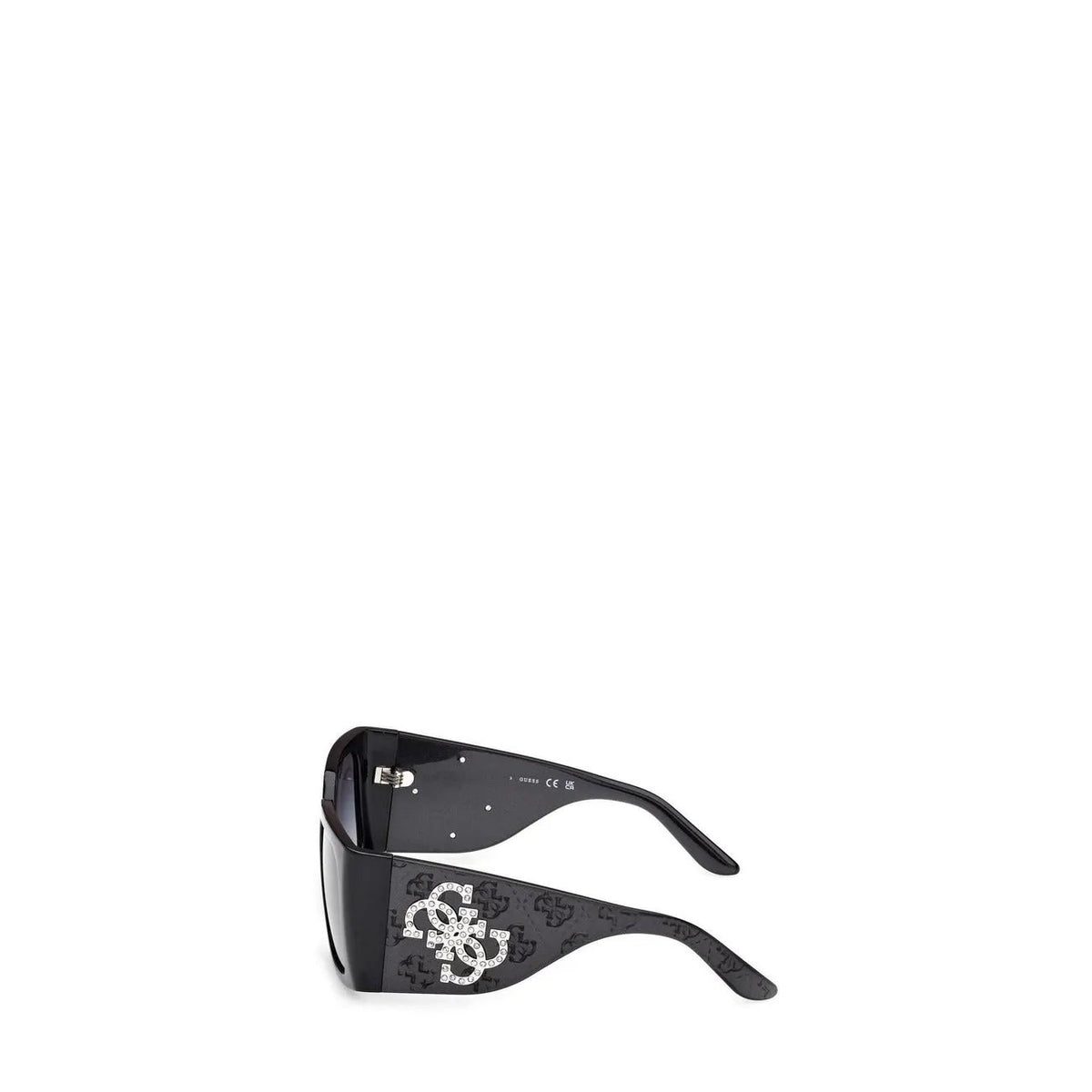 Guess Women's Black Acetate Sunglasses with UV Protection