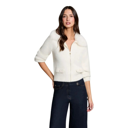 Morgan de Toi Women's White Gilet