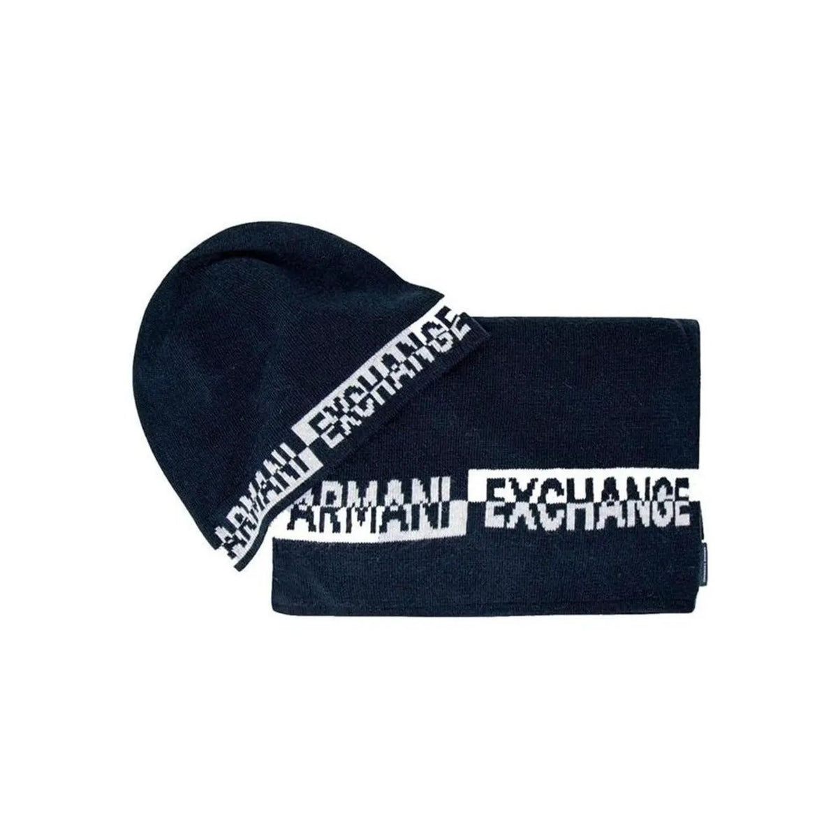 Armani Exchange Men's Blue Scarf