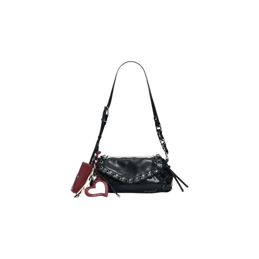 Desigual Women's Galaxy Zarauz Black Faux Leather Handbag
