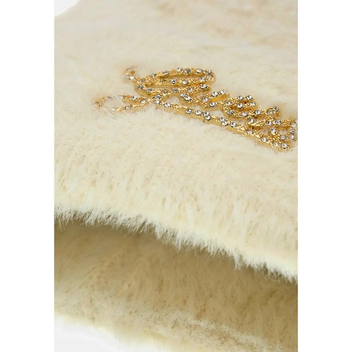 Guess Women's Beige Beanie for Fall and Winter