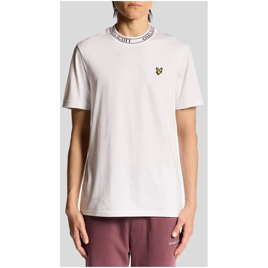 Lyle & Scott Men's White Cotton T-Shirt