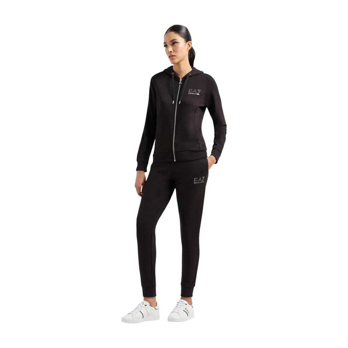 EA7 Women's Black Jumpsuit