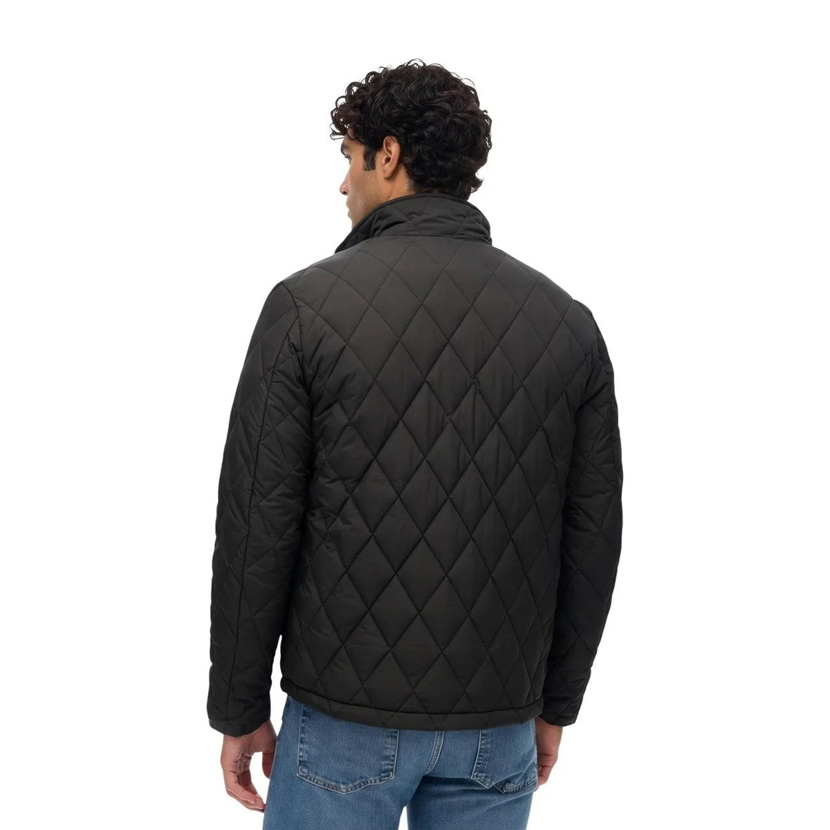 Superdry Men's Black Quilted Estate Jacket