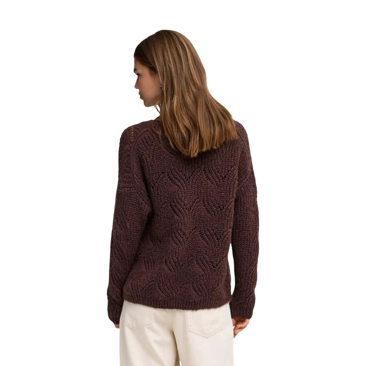 Only Women's Hanja Brown Glitter Sweater