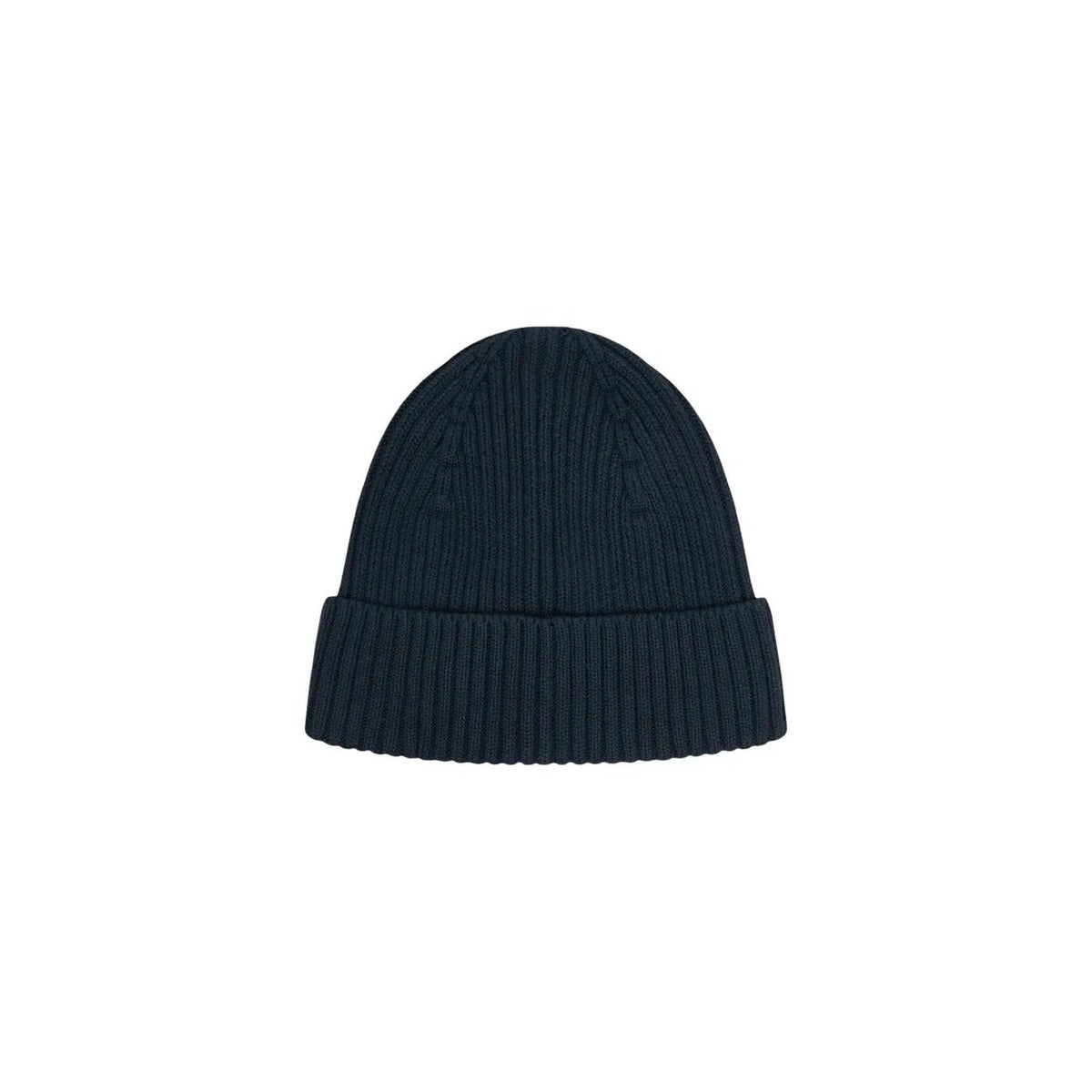 Tommy Hilfiger Men's Blue Organic Cotton Beanie for Fall and Winter