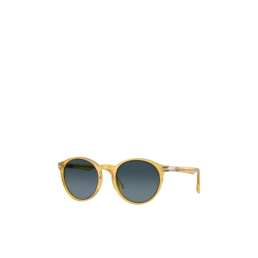 Persol Men's Blue Round Polarized Sunglasses
