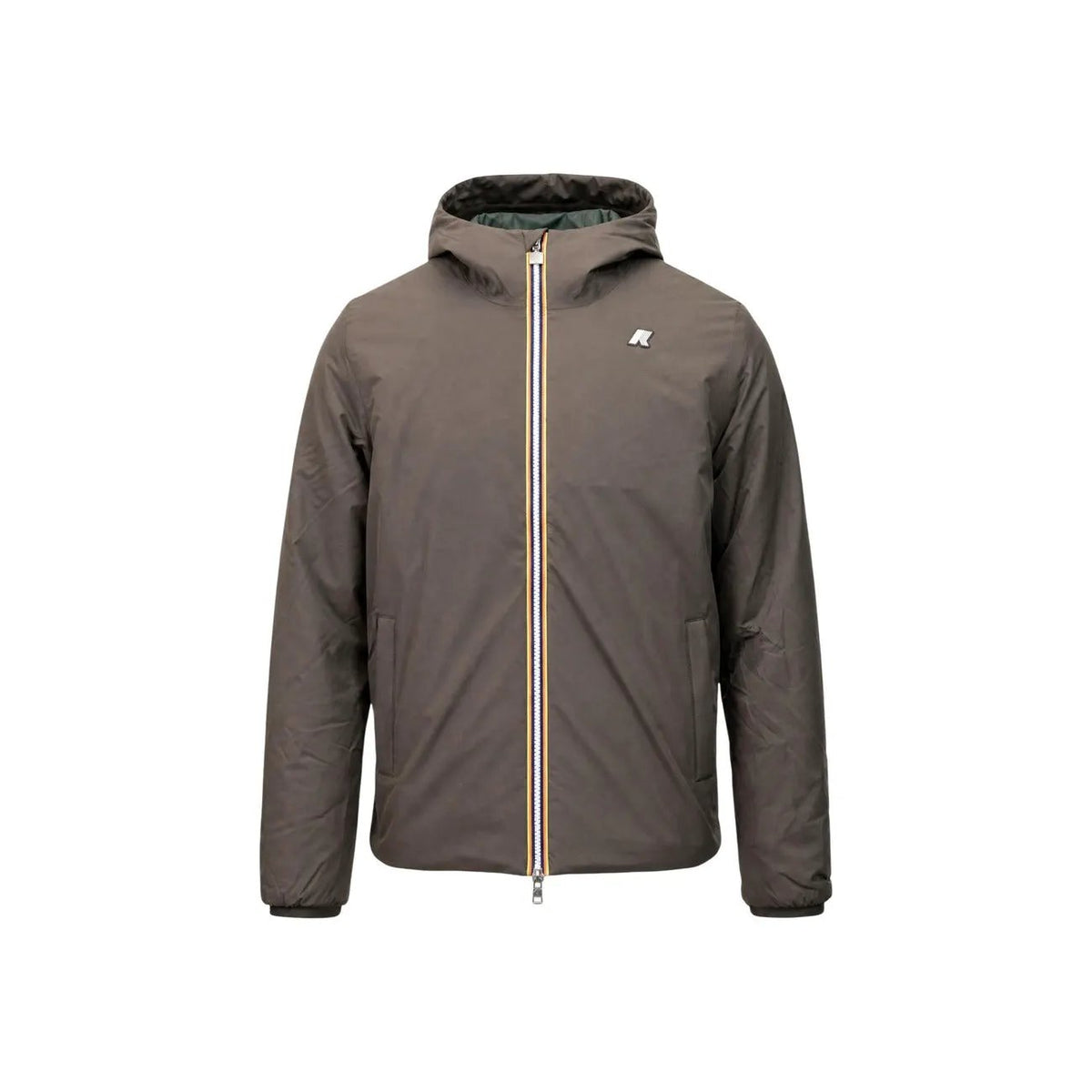 K-Way Men's Jack Green Hooded Jacket