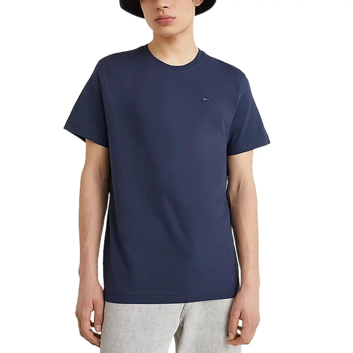 Tommy Hilfiger Jeans Men's Blue Cotton T-Shirt