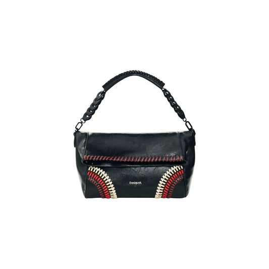 Desigual Women's Sonique Loverty Black Faux Leather Handbag