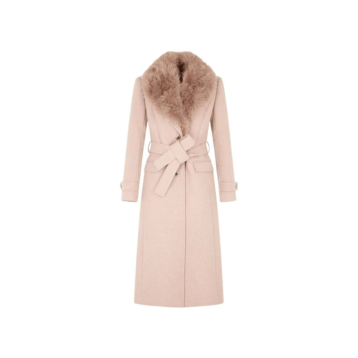 Morgan de Toi Women's Beige Wool Blend Coat