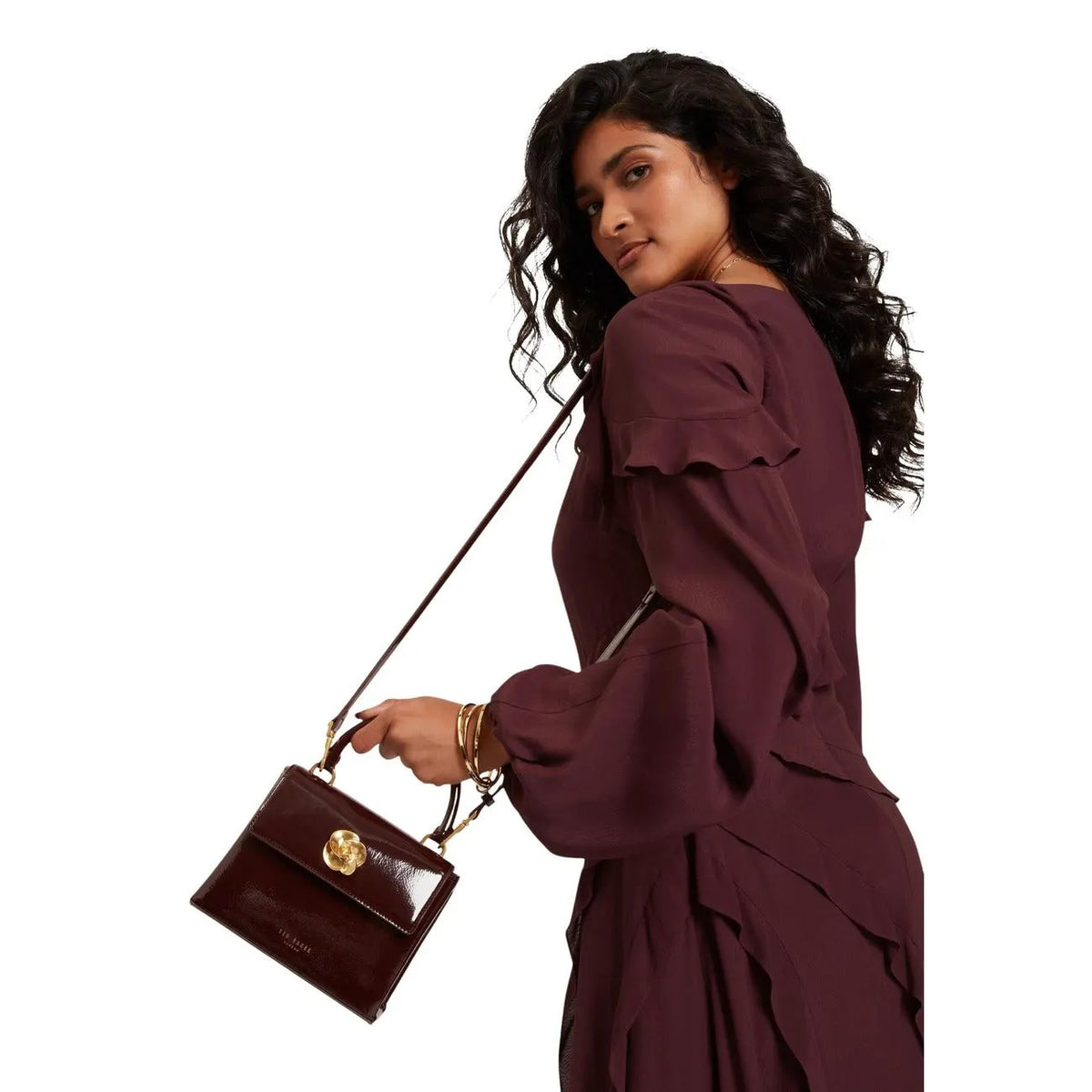 Ted Baker Women's Bordeaux Faux Leather Handbag