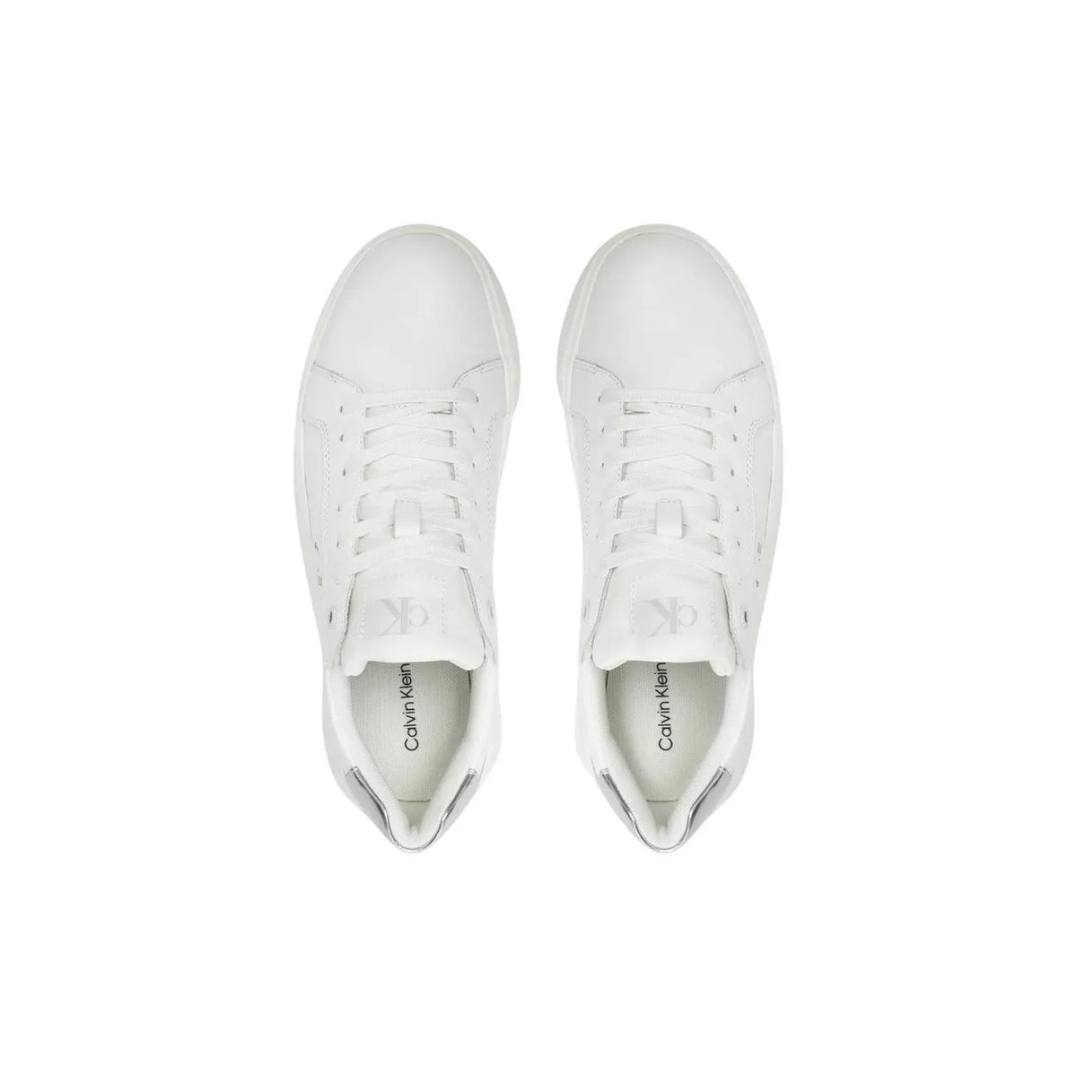 Calvin Klein Jeans Women's White Leather Sneakers