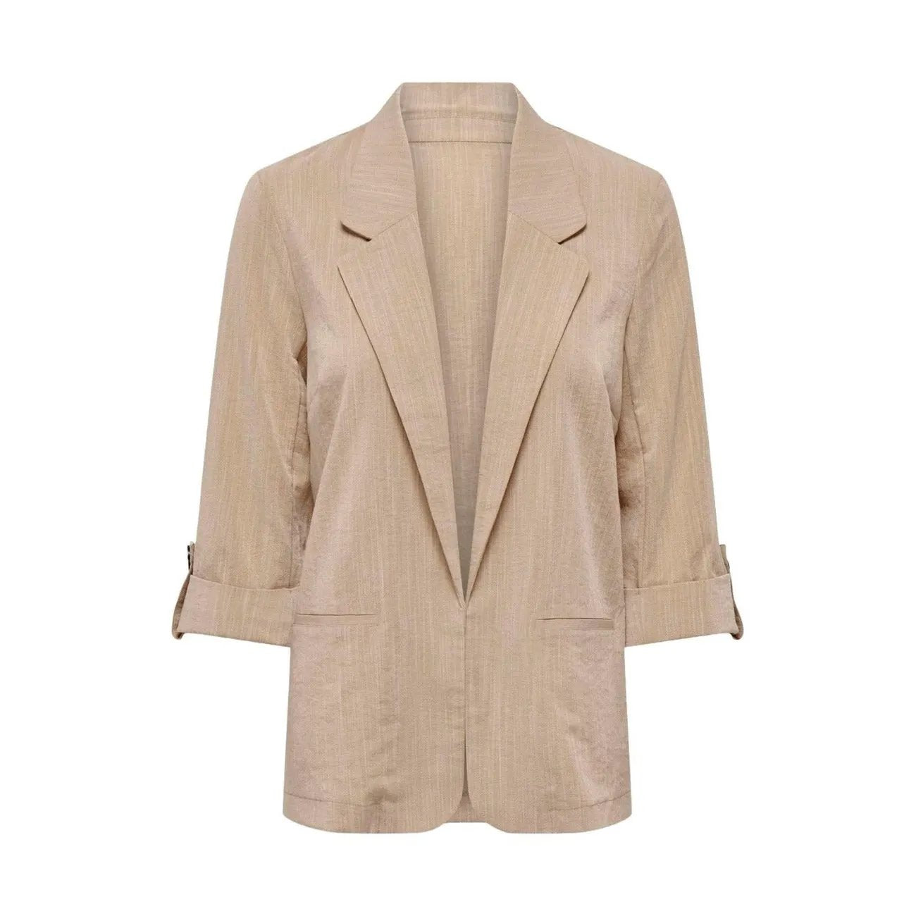 Only Women Green Blazer Stylish Three Quarter Sleeve Lapel Jacket by Only