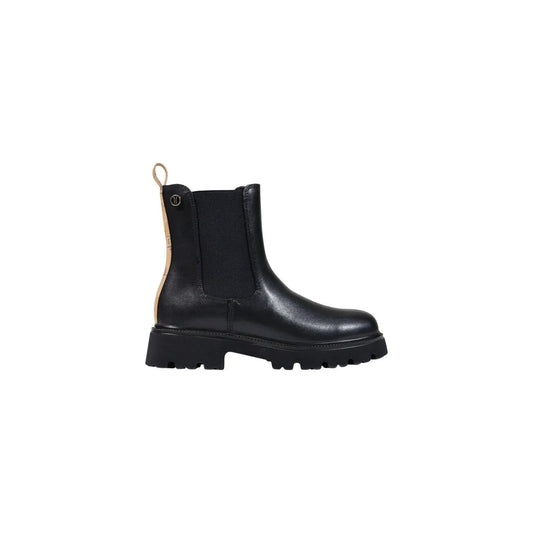Alviero Martini Prima Classe Women's Black Faux Leather Ankle Boots
