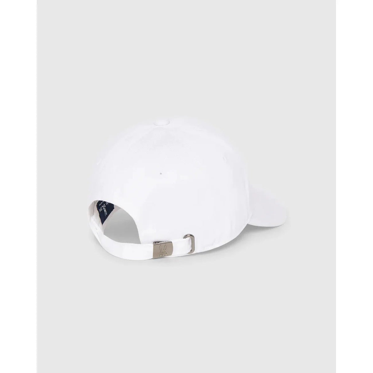 Psycho Bunny Men's White Cotton Cap