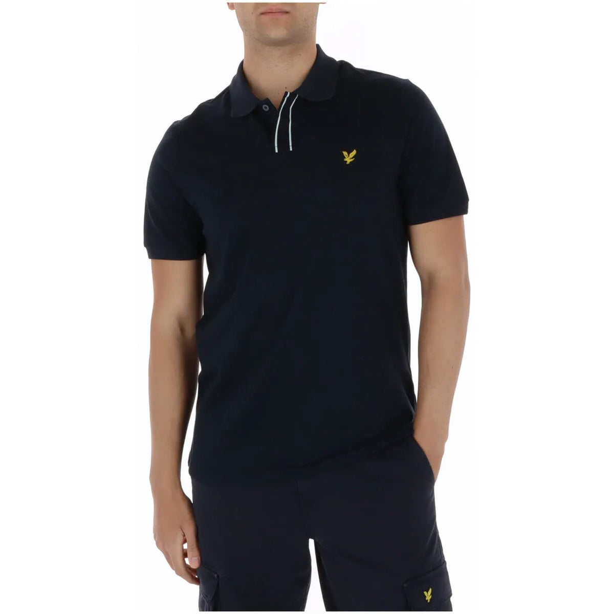 Lyle & Scott Men's Blue Cotton Polo Shirt