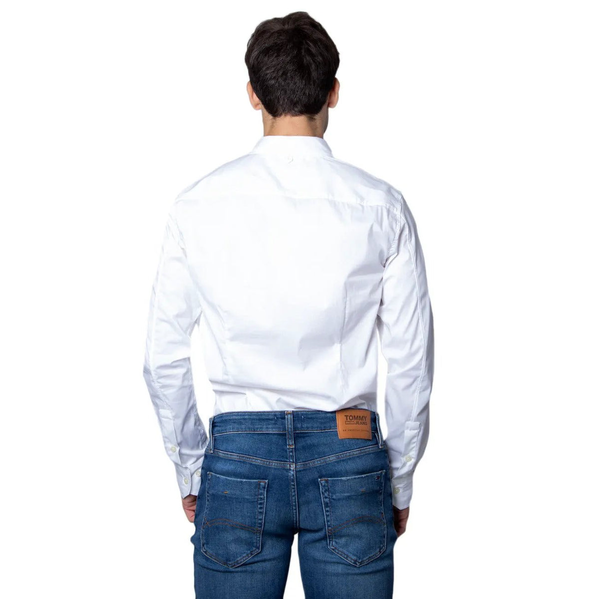 Tommy Hilfiger Men's White Cotton Shirt
