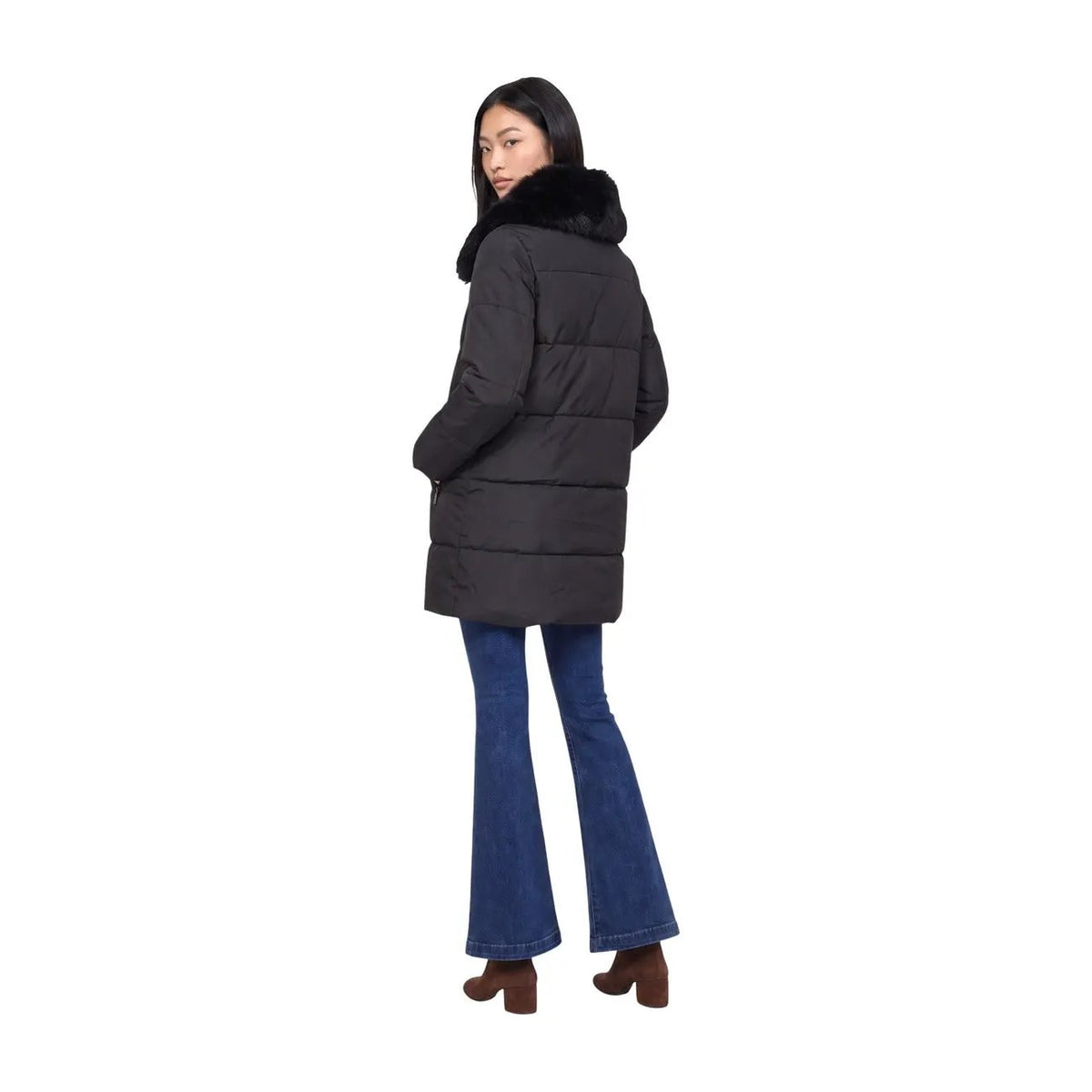 Choral Women's Black Hooded Jacket