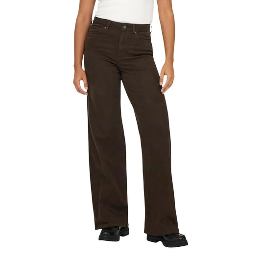 Only Premium Women High Waist Wide Leg Jeans Cozy Stretch Cotton by Only