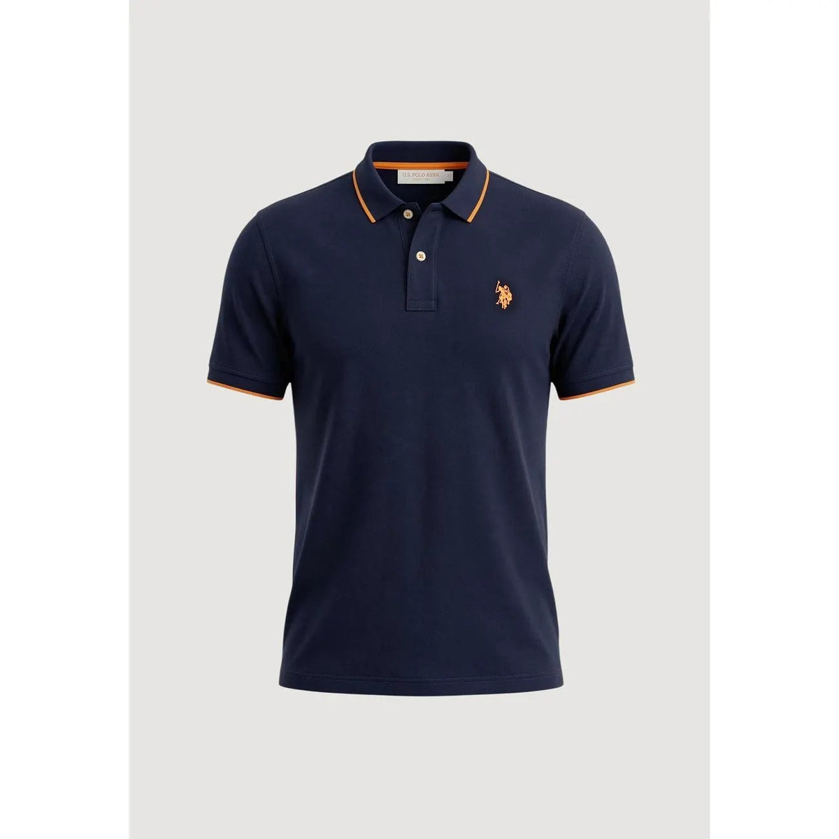 U.S. Polo Assn. Men's Blue Cotton Polo Shirt