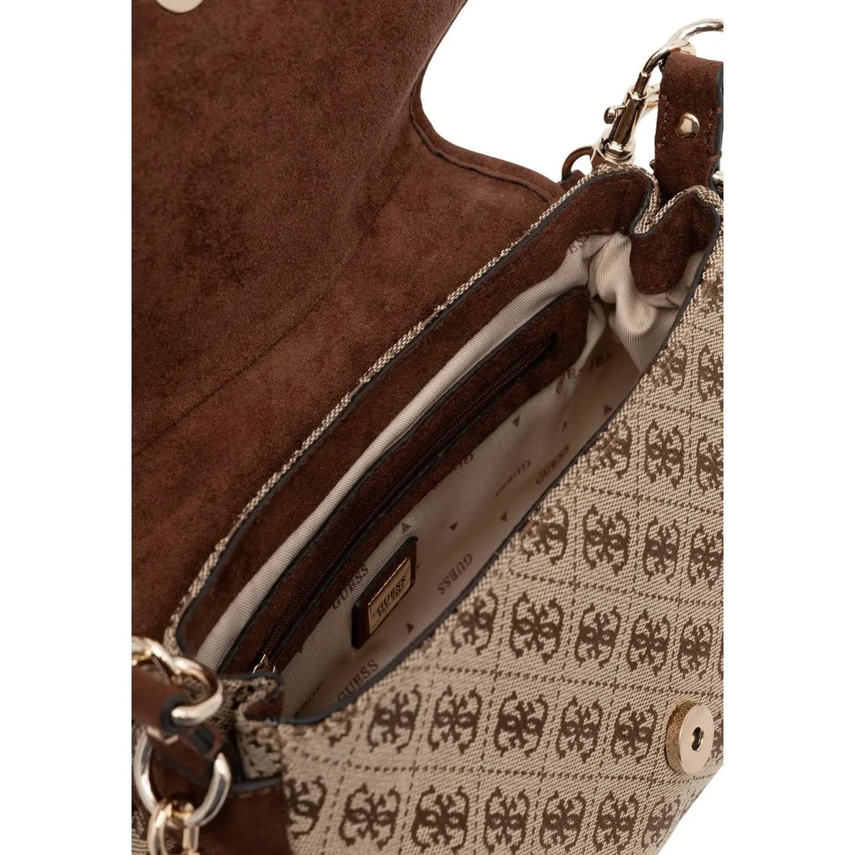 Guess Women's Brown Samantha Shoulder Bag, 29 x 20 cm