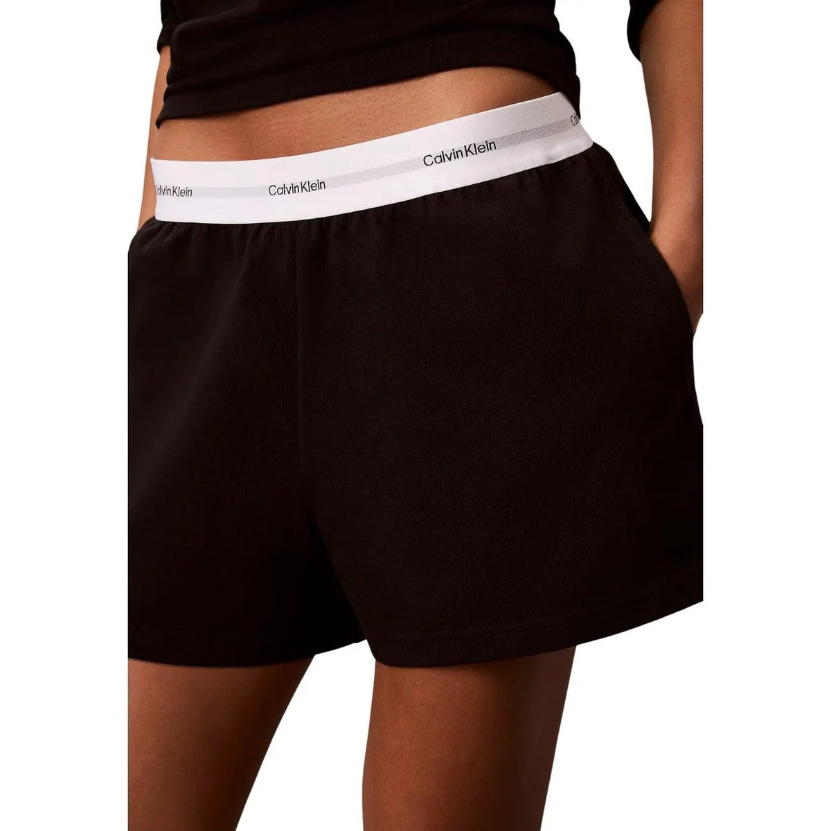 Calvin Klein Underwear Women's Black Cotton Jersey Shorts