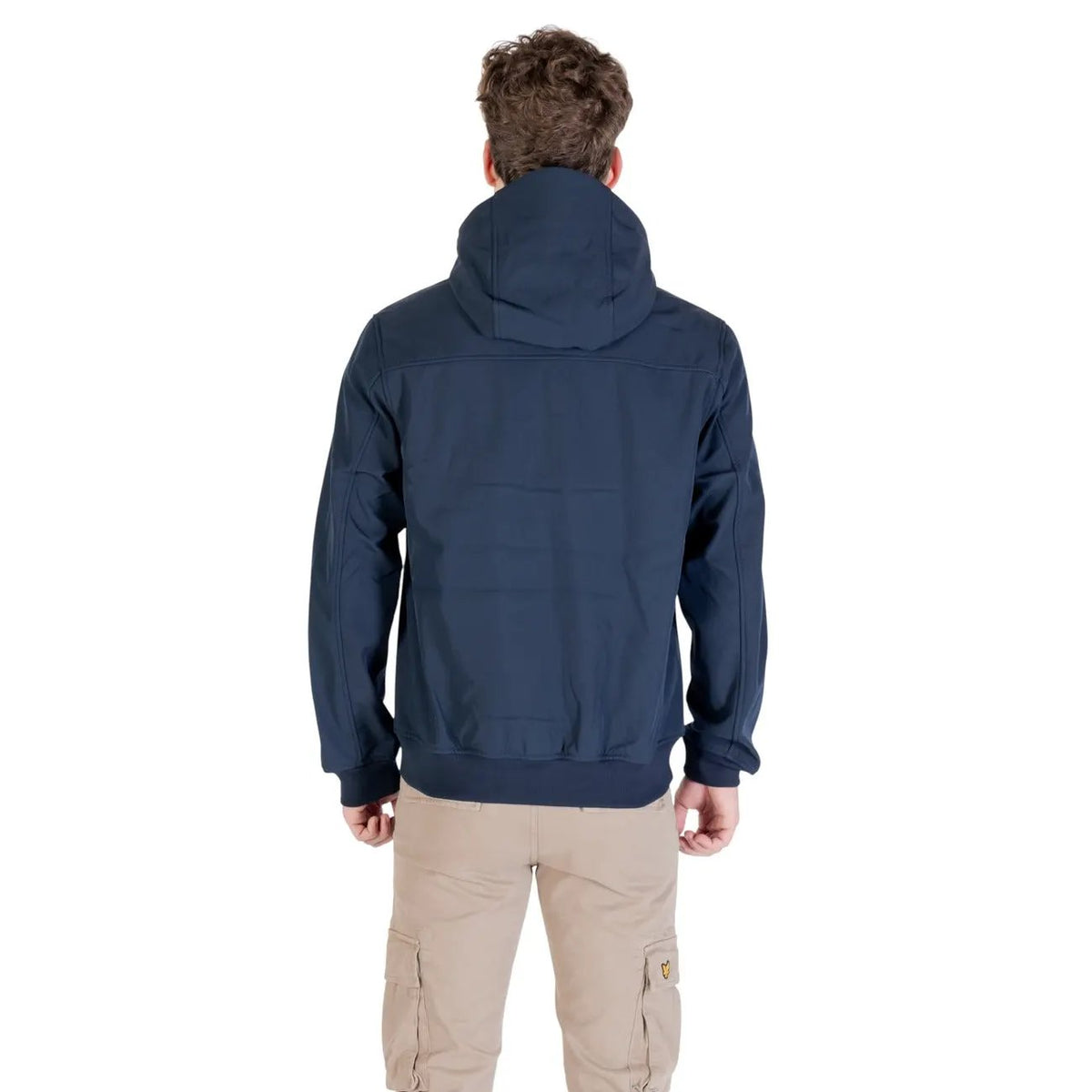 Lyle & Scott Men's Blue Fleece Back Softshell Jacket
