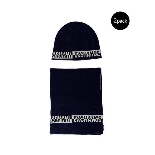 Armani Exchange Men's Blue Scarf