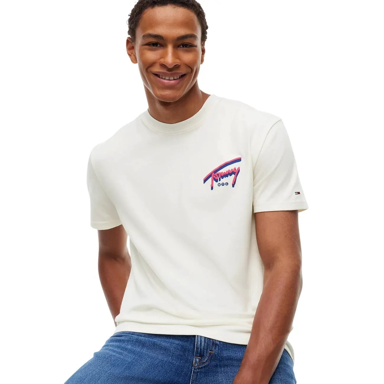 Tommy Hilfiger Jeans - Tommy Hilfiger Jeans Men T-Shirt by Tommy Hilfiger Jeans