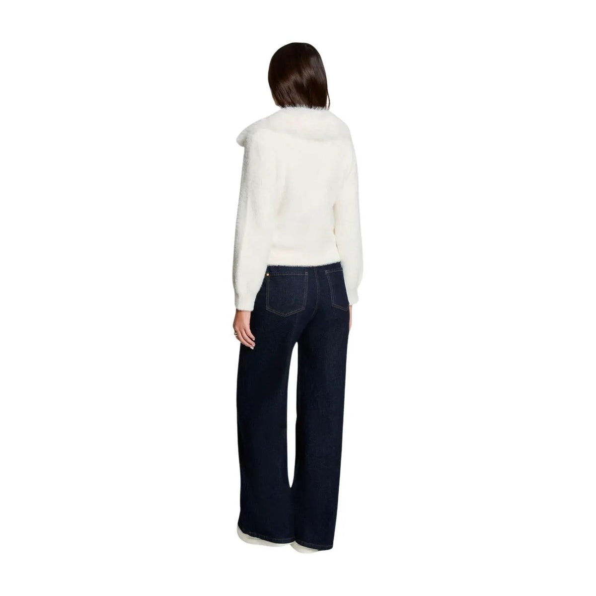 Morgan de Toi Women's White Gilet