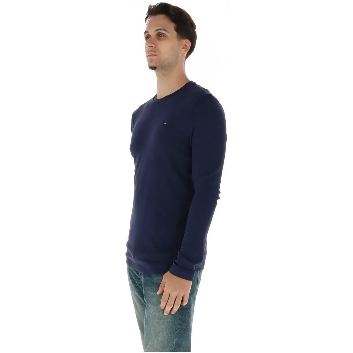 Tommy Hilfiger Men's Blue Cotton T-Shirt
