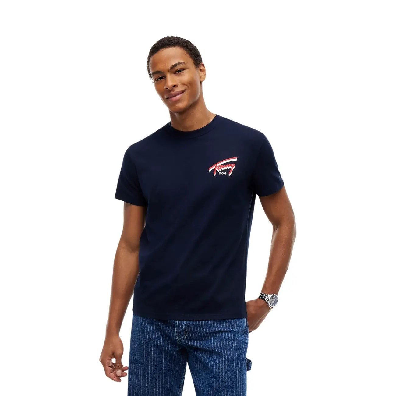 Tommy Hilfiger Jeans - Tommy Hilfiger Jeans Men T-Shirt by Tommy Hilfiger Jeans
