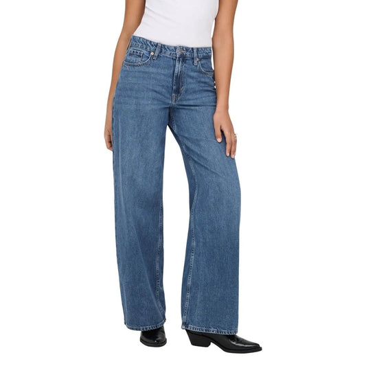 Only Women Light Blue Jeans With Soft Sustainable Organic Cotton Blend by Only