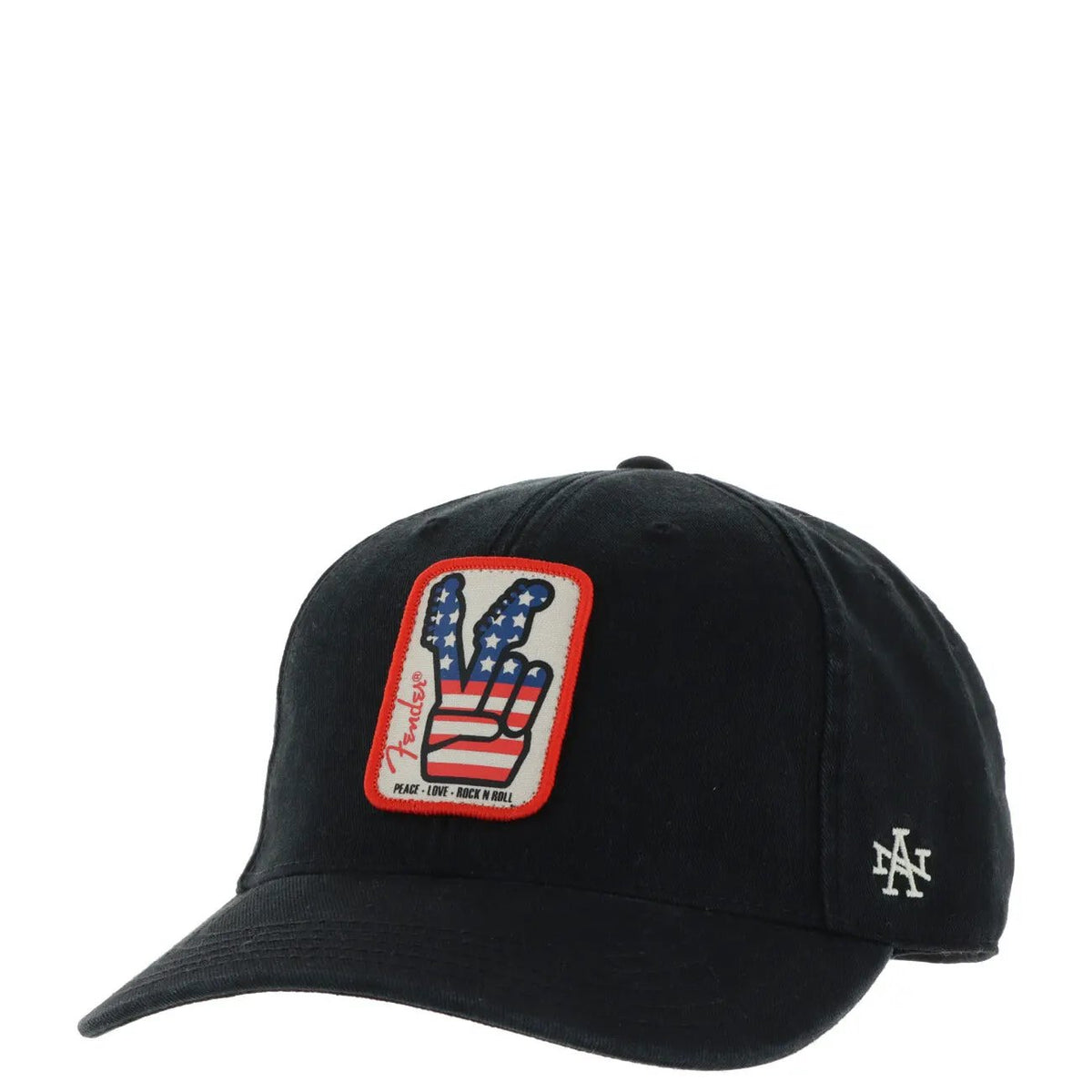 American Needle Men's Black Printed Cotton Cap SMU702A