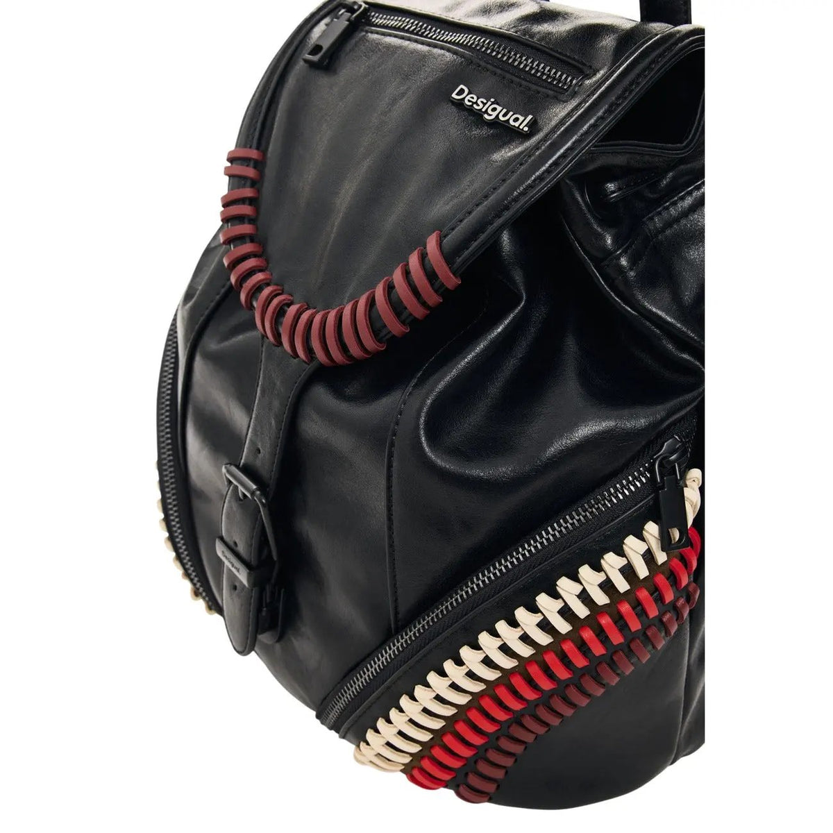 Desigual Women's Sonique Tula Black Faux Leather Backpack