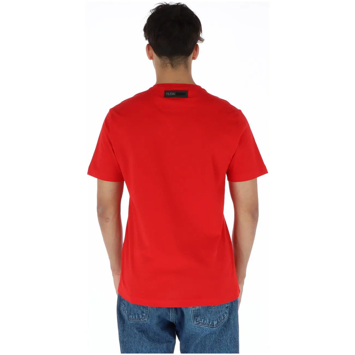 Plein Sport Men's Red Cotton T-Shirt