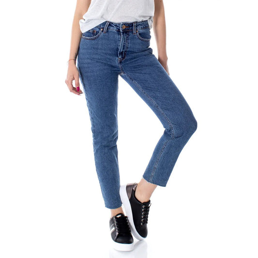 Only Ultimate Blue Stretch Cotton Jeans For Trendsetting Women by Only