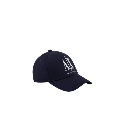 Armani Exchange Men's Blue Cotton Cap
