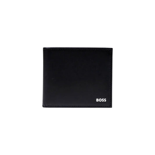 Boss Men's Black Leather Wallet