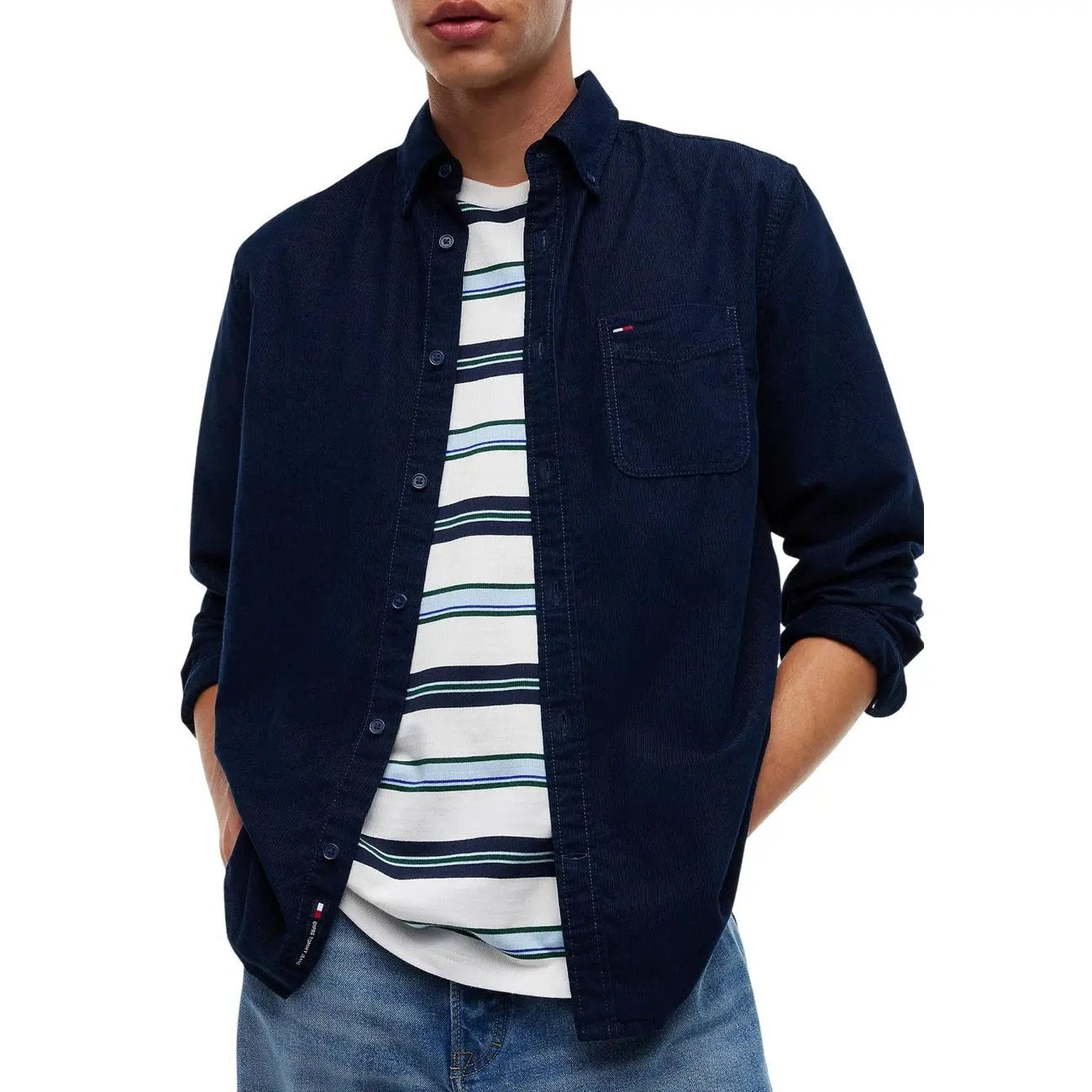 Tommy Hilfiger Jeans - Tommy Hilfiger Jeans Men Shirt by Tommy Hilfiger Jeans
