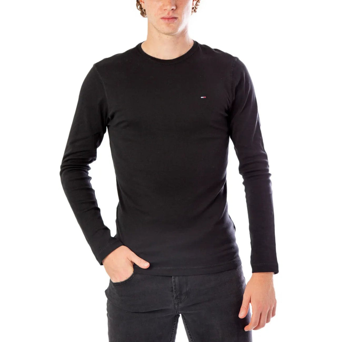 Tommy Hilfiger Men's Blue Cotton T-Shirt