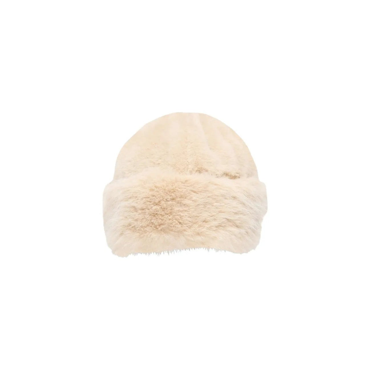 Only Women's Ruth Beige Faux Fur Hat